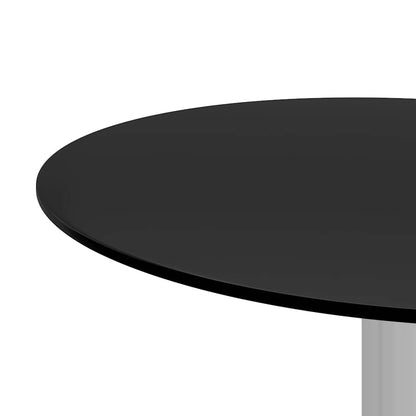 Tavolino da Salotto Nero 40 cm in Vetro Temperato | homemem39