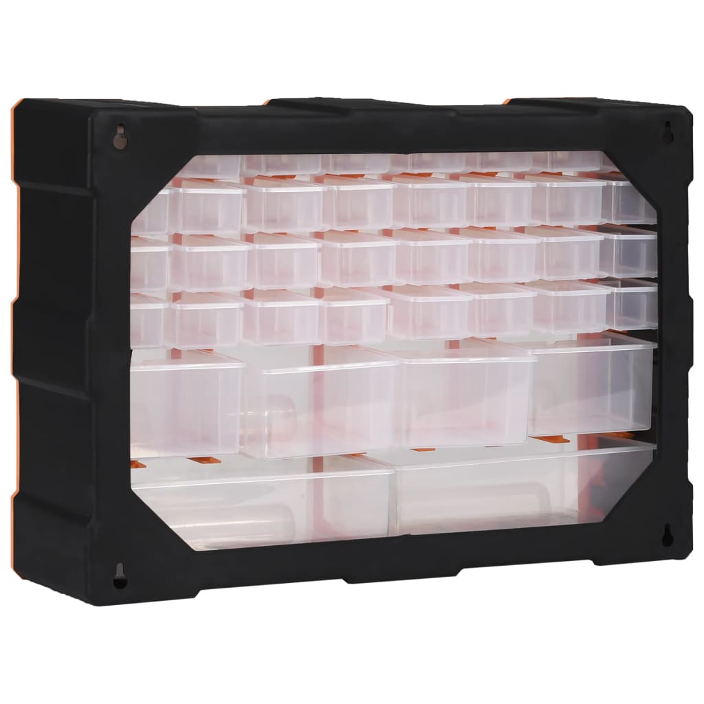 Mobile Contenitore con 38 Cassetti 52x16x37,5 cm | homemem39