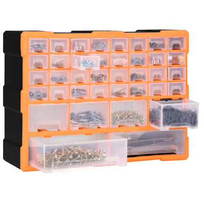Mobile Contenitore con 38 Cassetti 52x16x37,5 cm | homemem39