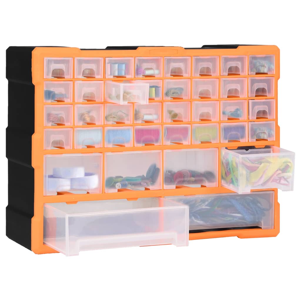 Mobile Contenitore con 38 Cassetti 52x16x37,5 cm | homemem39