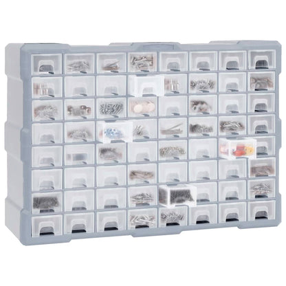 Mobile Contenitore con 64 Cassetti 52x16x37,5 cm | homemem39