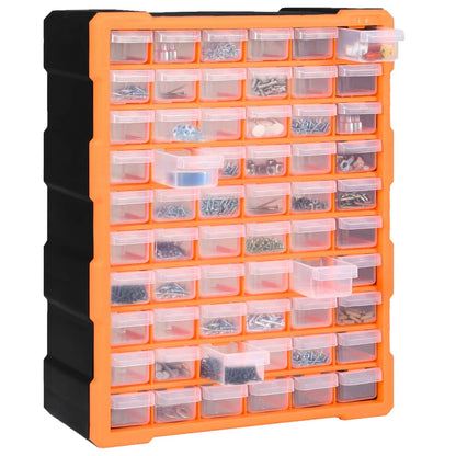 Mobile Contenitore con 60 Cassetti 38x16x47,5 cm | homemem39