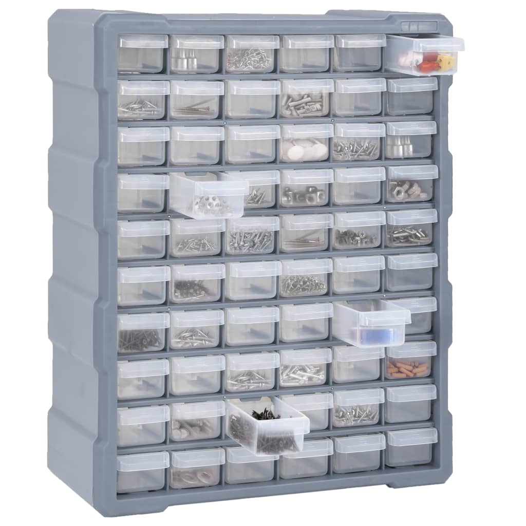Mobile Contenitore con 60 Cassetti 38x16x47,5 cm | homemem39