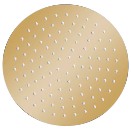 Rain Shower Head in Stainless Steel 25 cm Round Gold