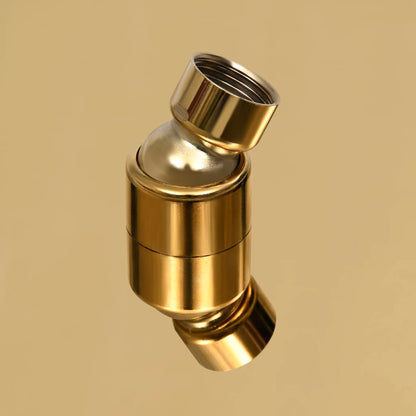 Rain Shower Head in Stainless Steel 50 cm Round Gold