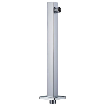 Braccio di Supporto Doccia Quadrato Acciaio 201 Argento 30 cm | homemem39