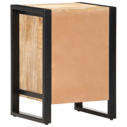 Comodino 40x35x55 cm in Legno Massello di Mango | homemem39