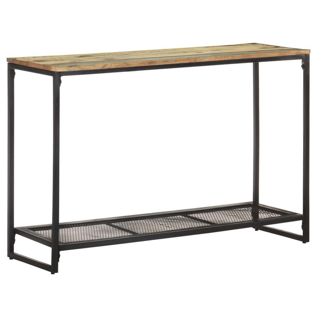 Tavolo Consolle 110x35x75 cm in Legno Massello di Recupero | homemem39
