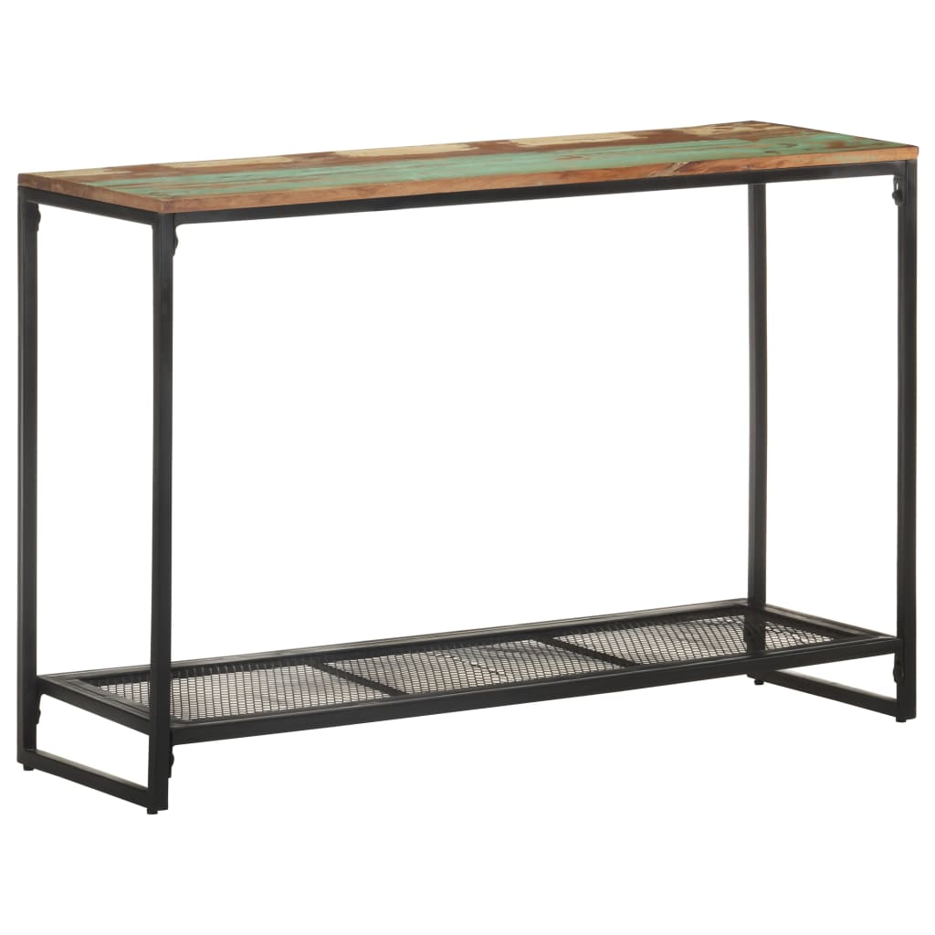 Tavolo Consolle 110x35x75 cm in Legno Massello di Recupero | homemem39