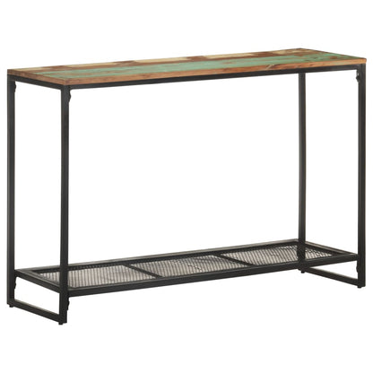 Tavolo Consolle 110x35x75 cm in Legno Massello di Recupero | homemem39