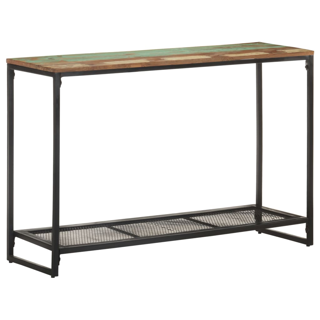 Tavolo Consolle 110x35x75 cm in Legno Massello di Recupero | homemem39