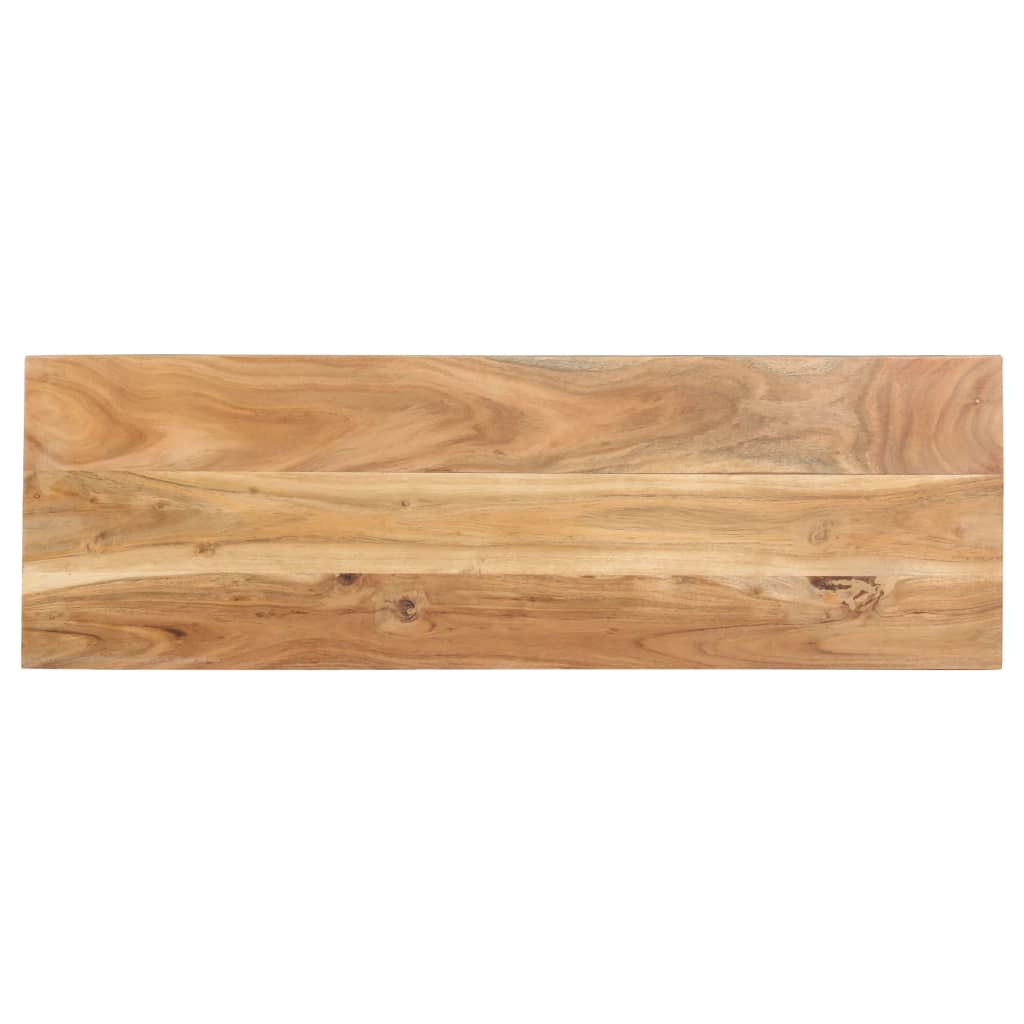 Tavolo Consolle 110x35x75 cm in Legno Massello di Acacia