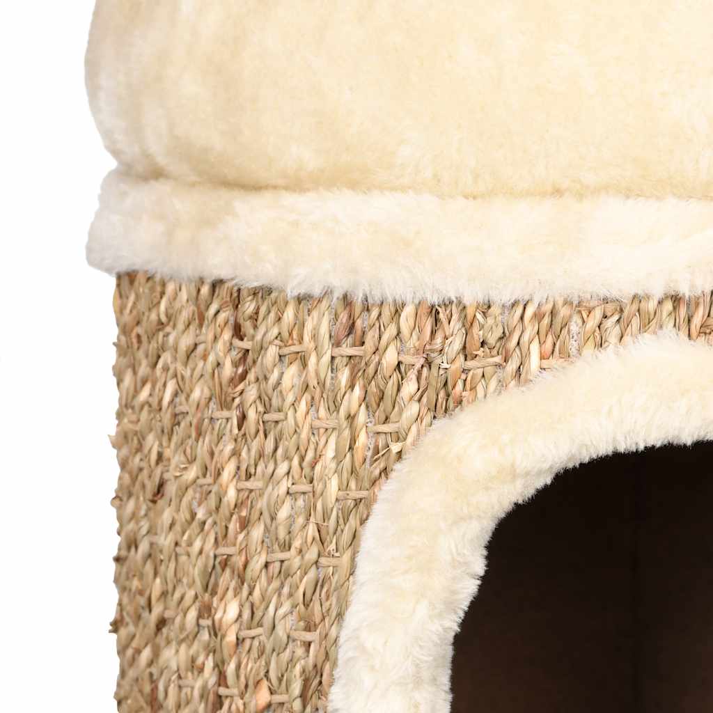 Cuccia per Gatti con Cuscino Lusso 33 cm in Giunco | homemem39