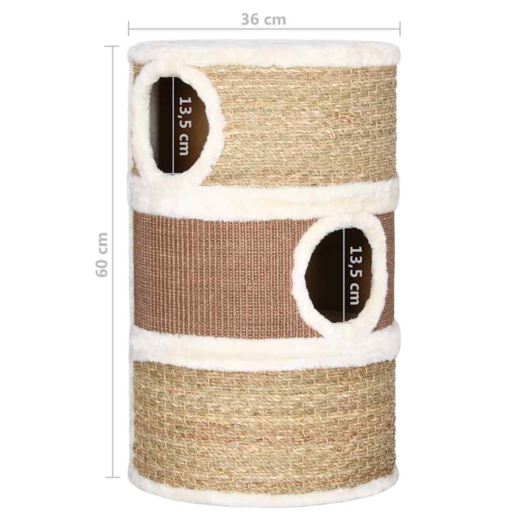 Tiragraffi a Forma di Barile 60 cm in Giunco | homemem39