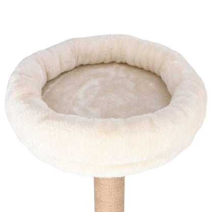 Albero per Gatti con Cuscino Lusso e Tiragraffi 148cm in Giunco | homemem39
