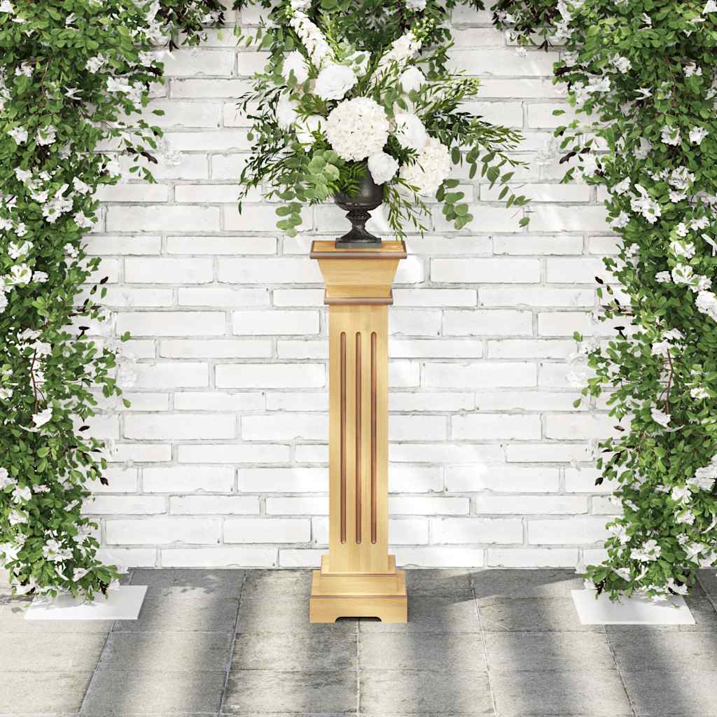 Piedistallo per Piante Quadrato Classico Legno 17x17x66 cm MDF | homemem39