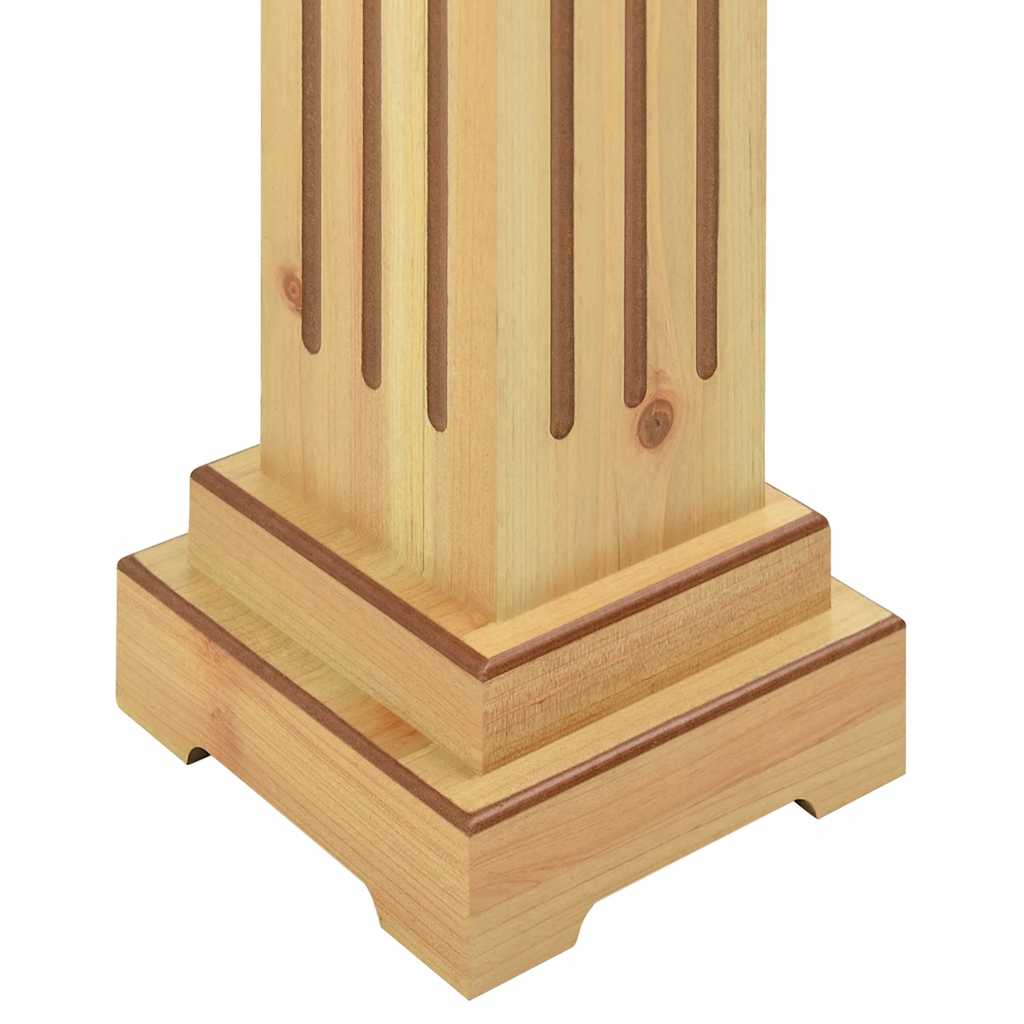 Piedistallo per Piante Quadrato Classico Legno 17x17x66 cm MDF | homemem39