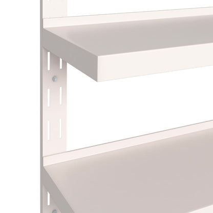 Mensole Galleggianti a 2 Livelli 2 pz in Acciaio Inox 300x30 cm | homemem39