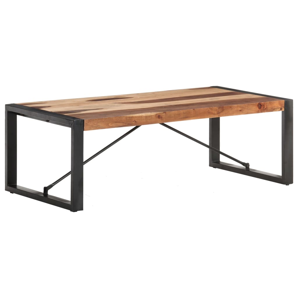 Tavolino da Salotto 120x60x40cm in Legno Massello | homemem39