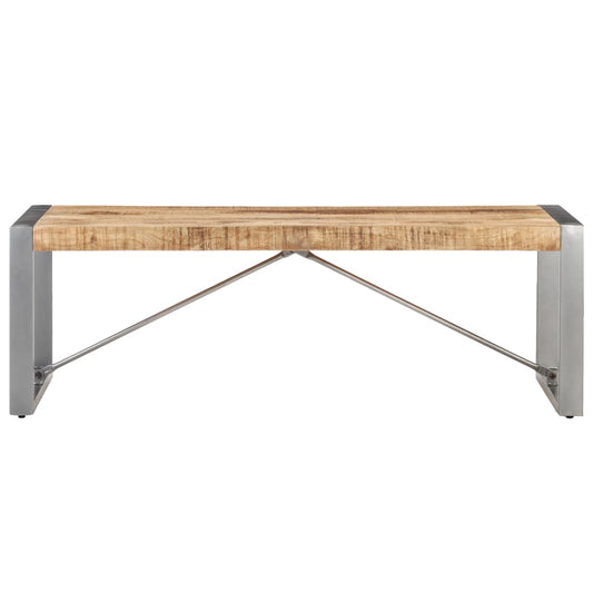 Tavolino da Salotto 120x60x40 cm in Legno di Mango Grezzo | homemem39