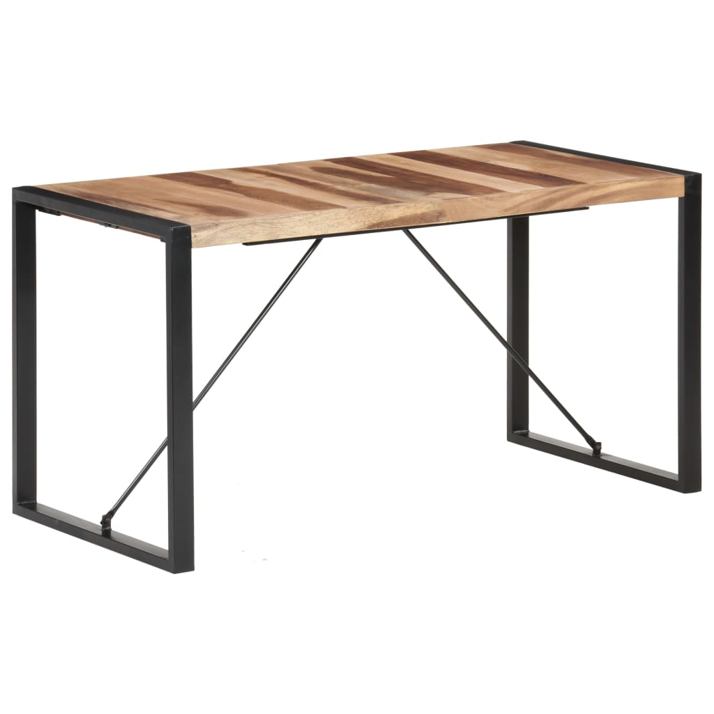 Tavolo da Pranzo 140x70x75 cm in Legno Massello | homemem39