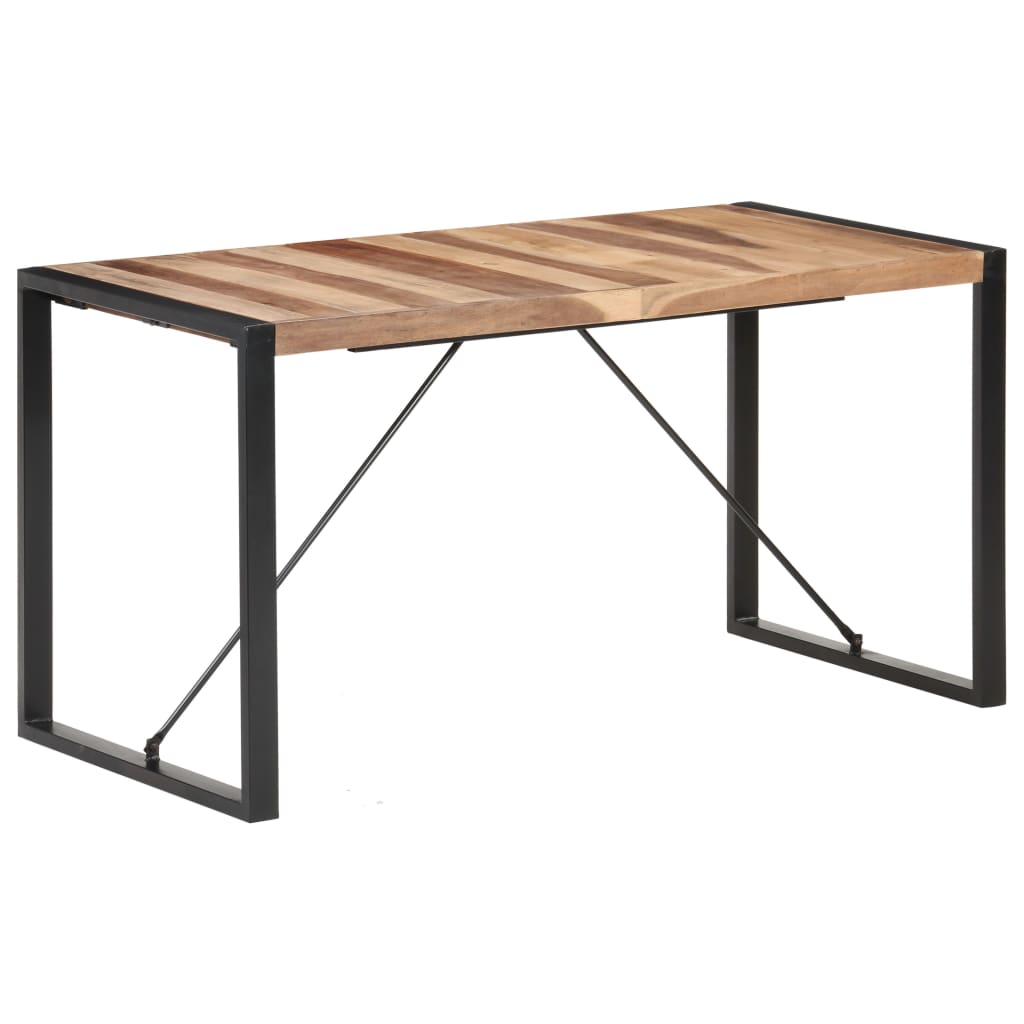 Tavolo da Pranzo 140x70x75 cm in Legno Massello | homemem39