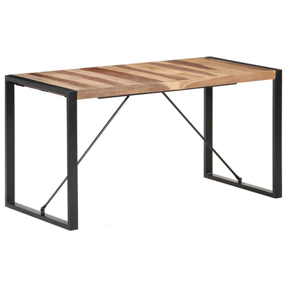 Tavolo da Pranzo 140x70x75 cm in Legno Massello