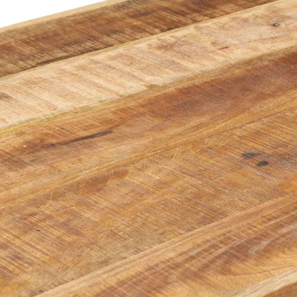 Tavolo da Pranzo 120x60x75 cm in Legno Massello di Mango Grezzo | homemem39