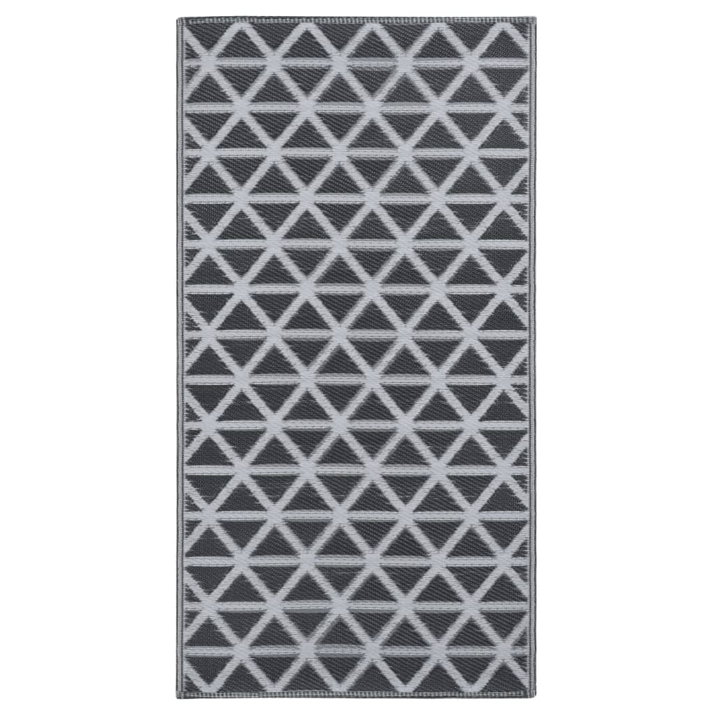 Tappeto da Esterni ARAKIL Nero 160x230 cm in PP | homemem39