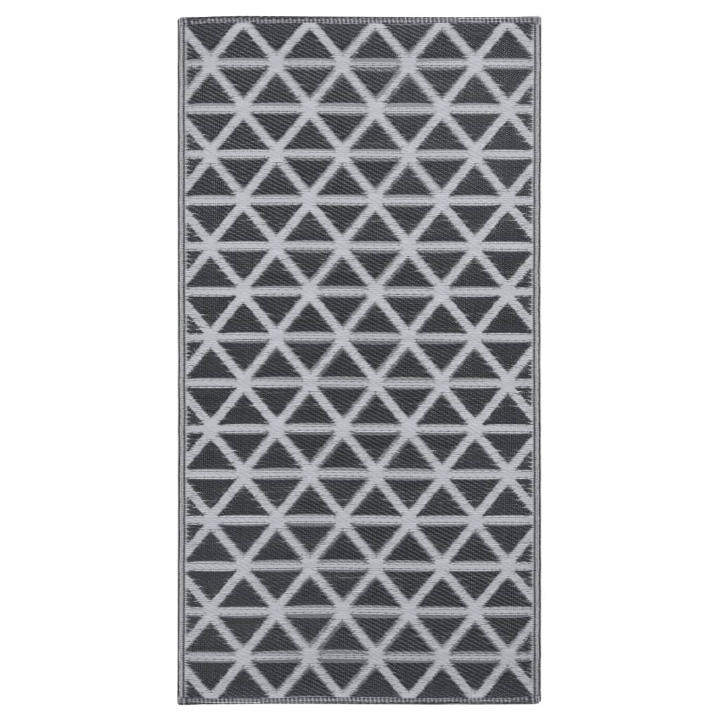 Tappeto da Esterni ARAKIL Nero 190x290 cm in PP | homemem39