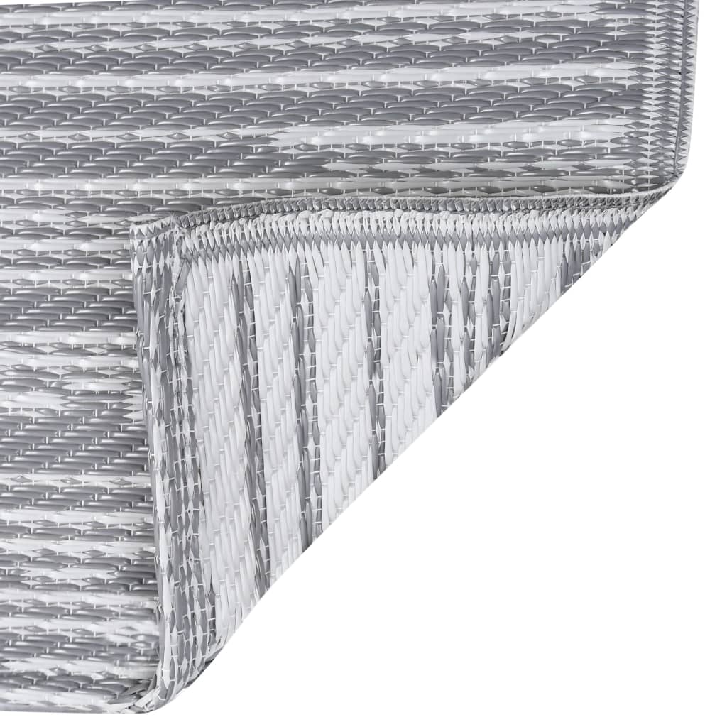 Tappeto da Esterni ARAKIL Grigio 190x290 cm in PP | homemem39