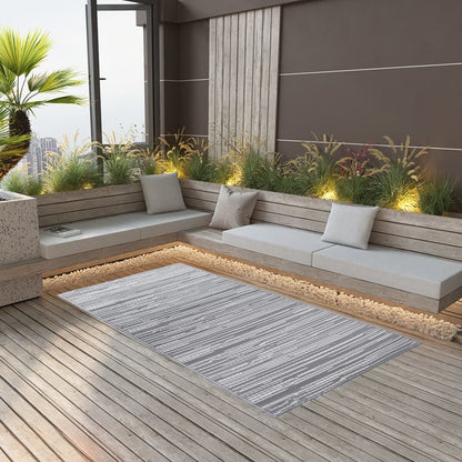 Tappeto da Esterni ARAKIL Grigio 190x290 cm in PP | homemem39