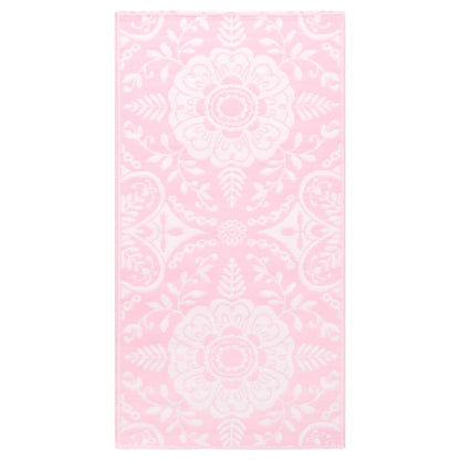 Tappeto da Esterni Rosa 120x180 cm in PP - homemem39