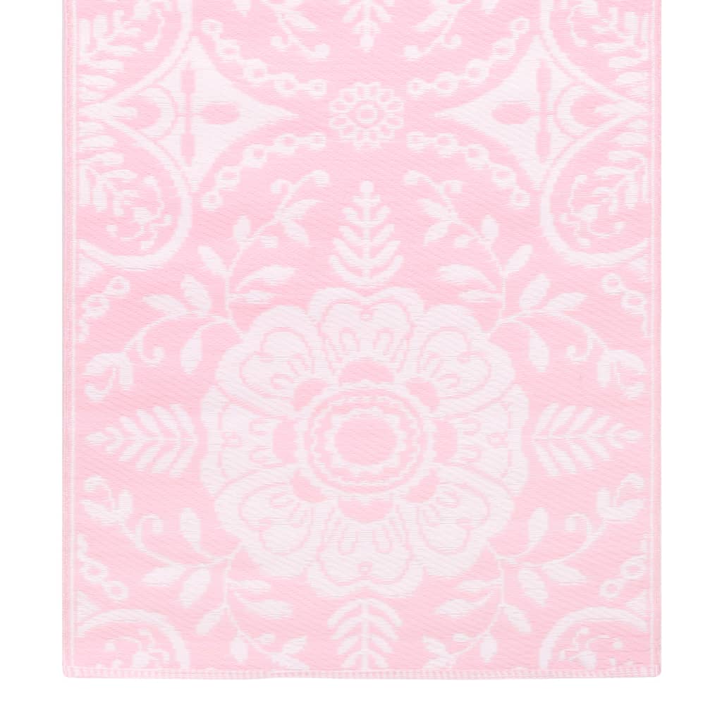 Tappeto da Esterni Rosa 120x180 cm in PP - homemem39