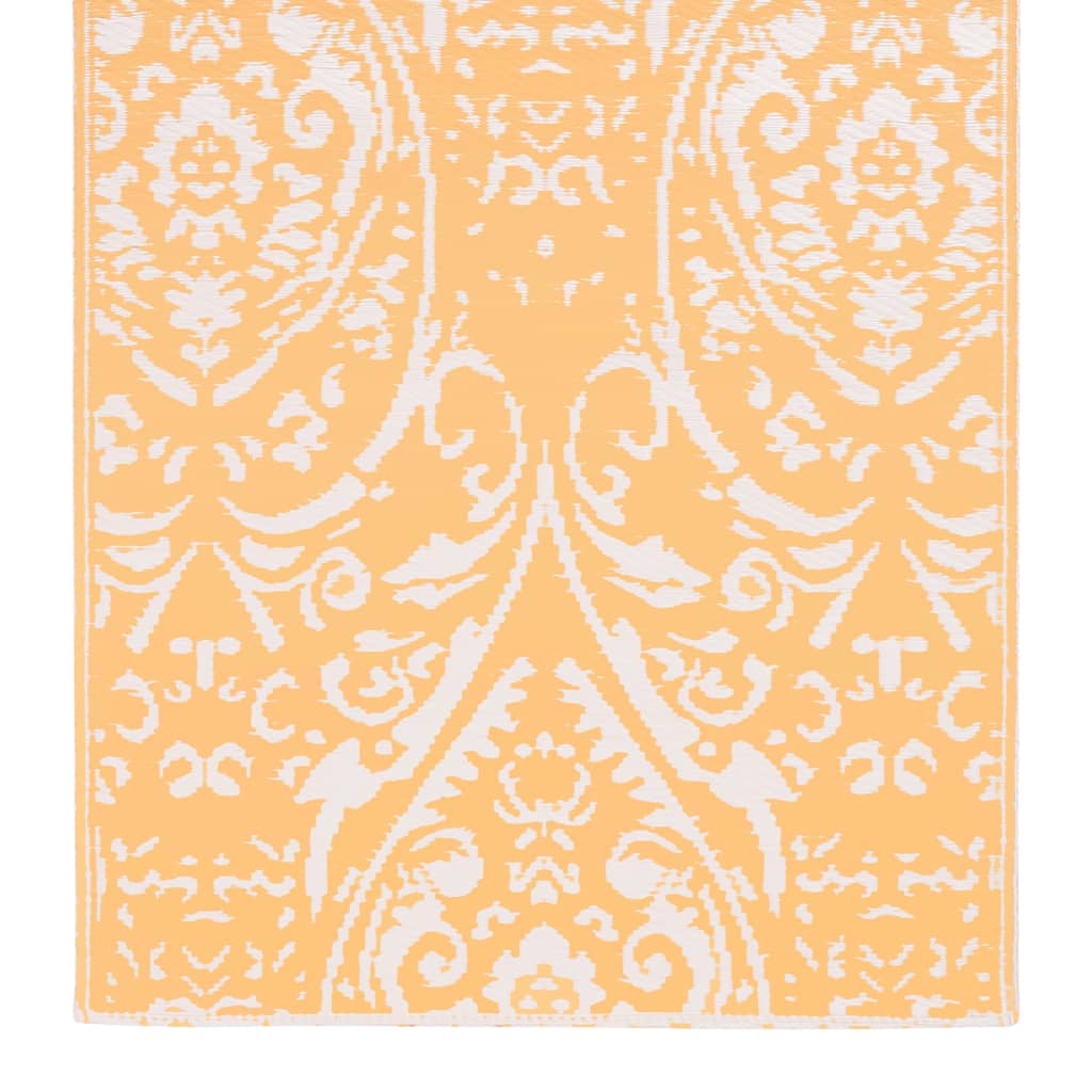 Tappeto da Esterni Arancione e Bianco 160x230 cm in PP - homemem39
