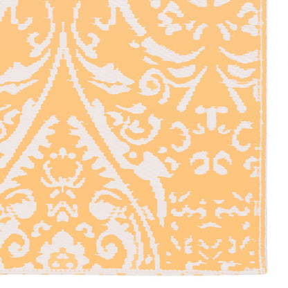 Tappeto da Esterni Arancione e Bianco 160x230 cm in PP - homemem39