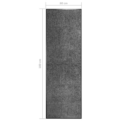 Zerbino Lavabile Antracite 60x180 cm | homemem39