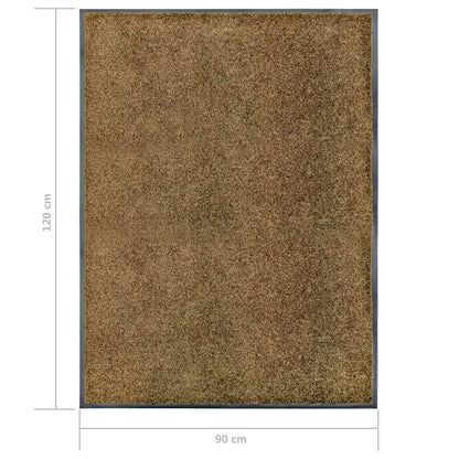 Zerbino Lavabile Marrone 90x120 cm | homemem39