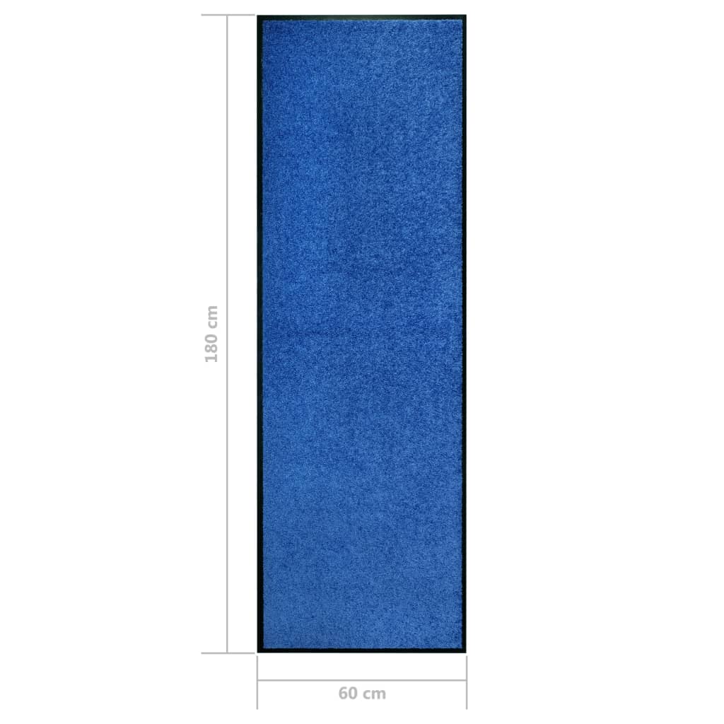 Zerbino Lavabile Blu 60x180 cm - homemem39