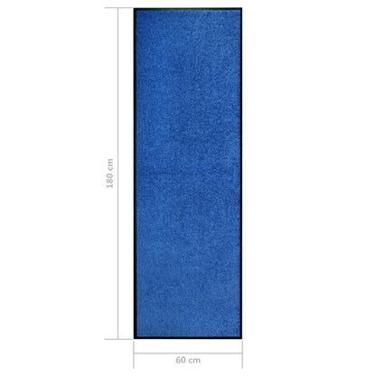 Zerbino Lavabile Blu 60x180 cm - homemem39
