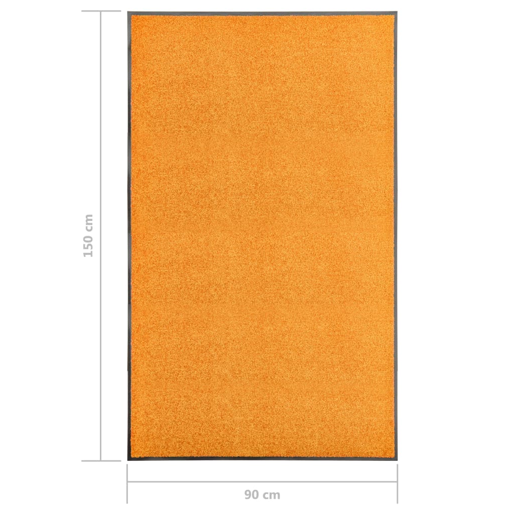 Zerbino Lavabile Arancione 90x150 cm | homemem39