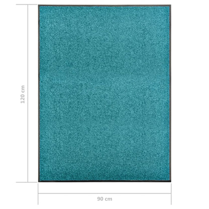 Zerbino Lavabile Ciano 90x120 cm | homemem39