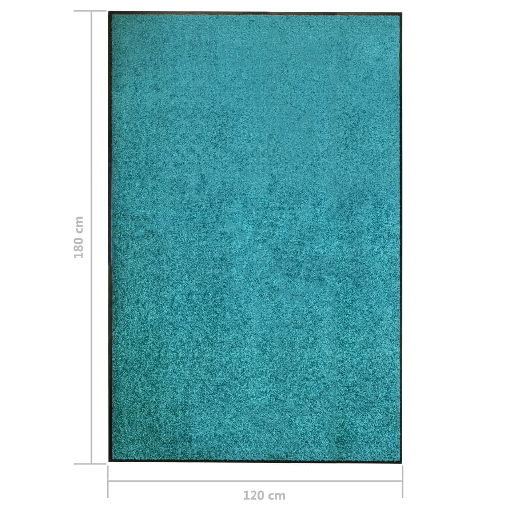 Zerbino Lavabile Ciano 120x180 cm | homemem39