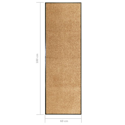 Zerbino Lavabile Crema 60x180 cm