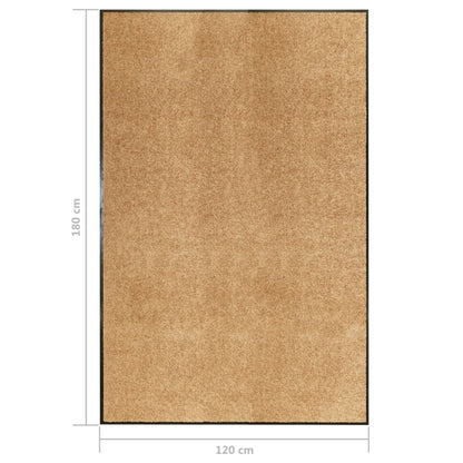 Zerbino Lavabile Crema 120x180 cm