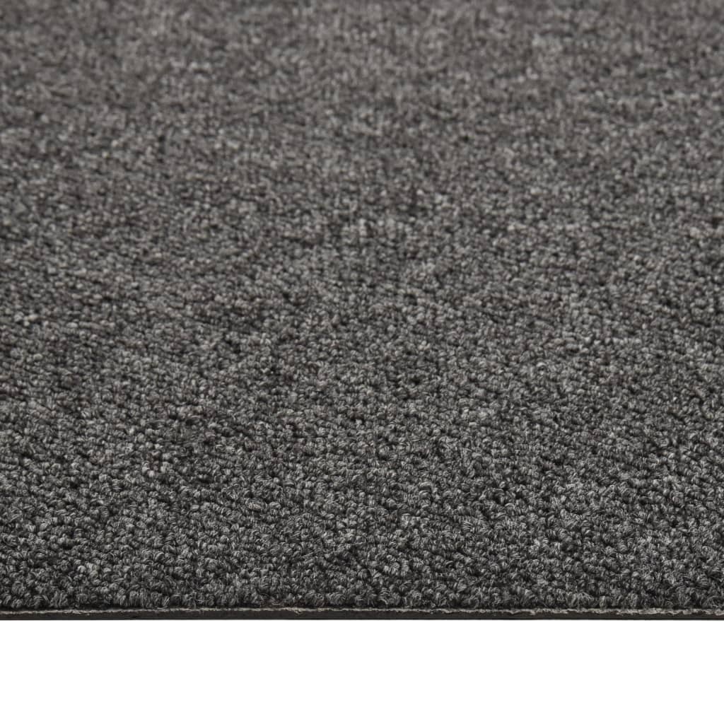 Quadrotte di Moquette 20 pz 5 m² 50x50 cm Antracite - homemem39