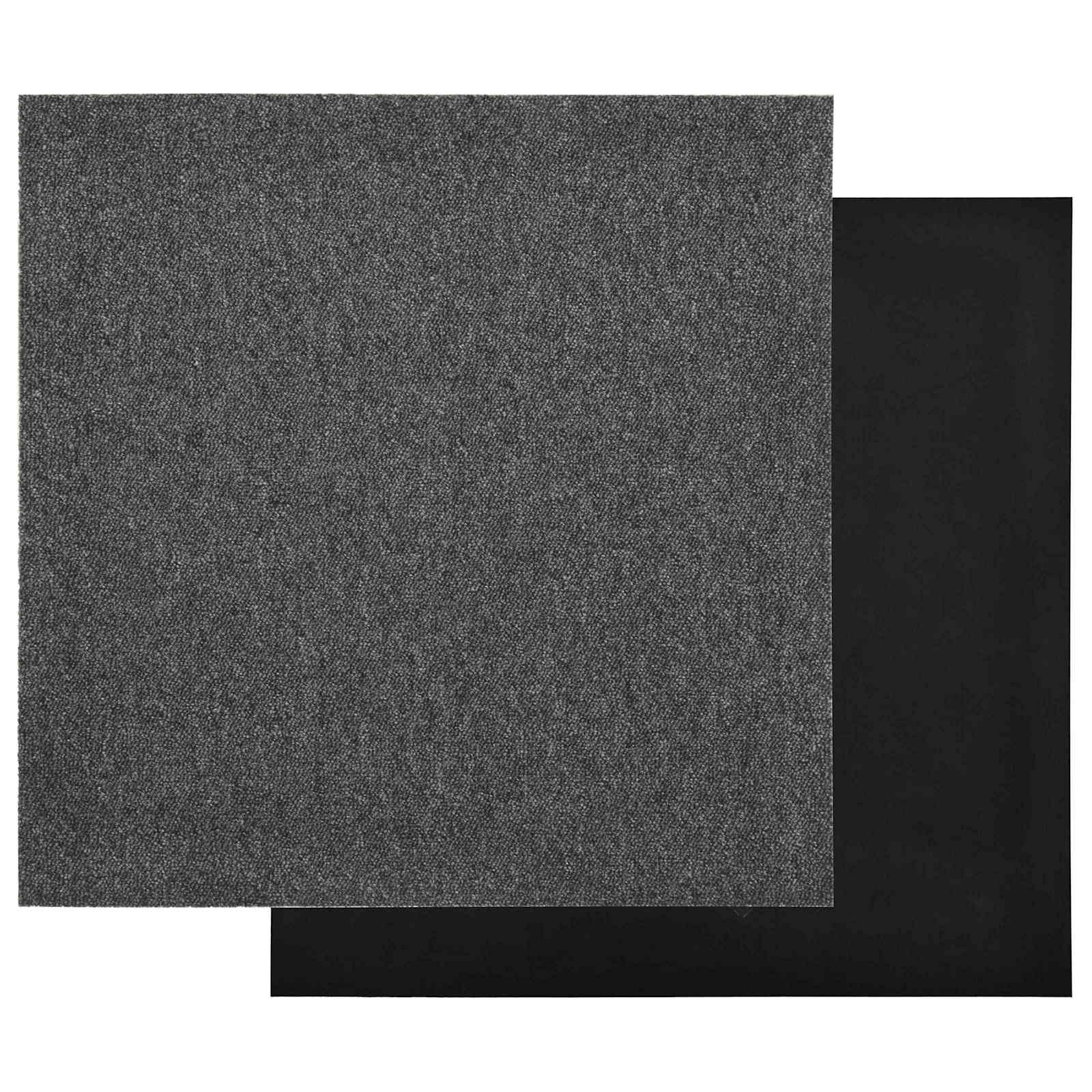 Tappeto 20 pcs Antracite 50 x 50 cm 100% Polipropilene | homemem39