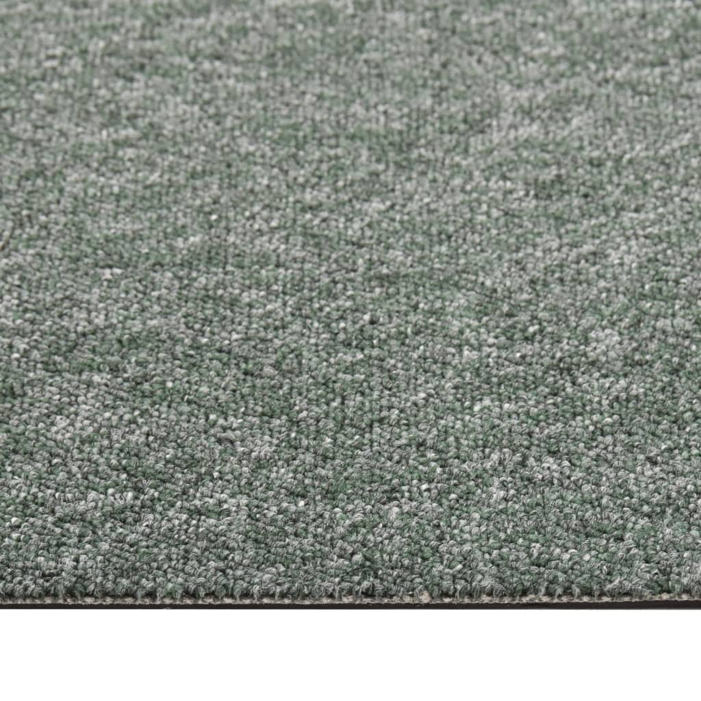 Quadrotte di Moquette 20 pz 5 m² 50x50 cm Verdi - homemem39