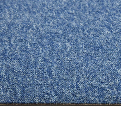 Quadrotte di Moquette 20 pz 5 m² 50x50 cm Blu - homemem39