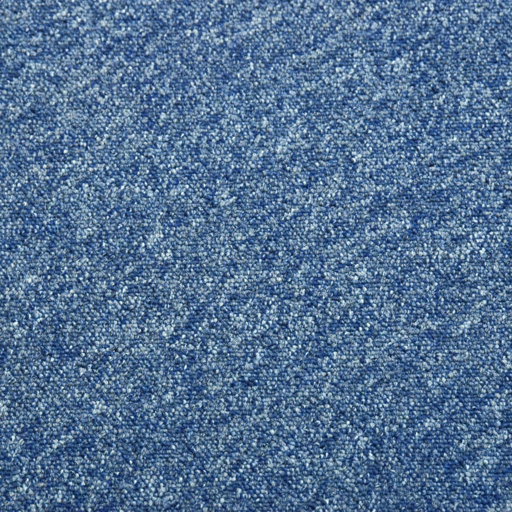 Quadrotte di Moquette 20 pz 5 m² 50x50 cm Blu - homemem39